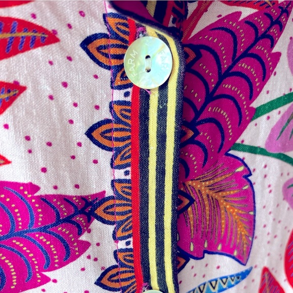 FARM Rio Multicolor Tropical Button Down Shirt - Picture 12 of 16